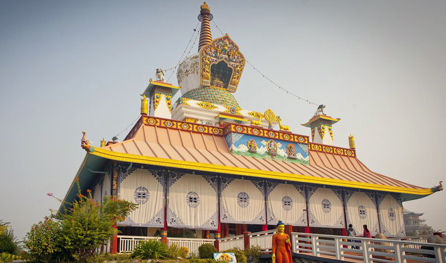 लुम्बिनीमा बौद्ध विहार बनाउँदै बङ्गलादेश