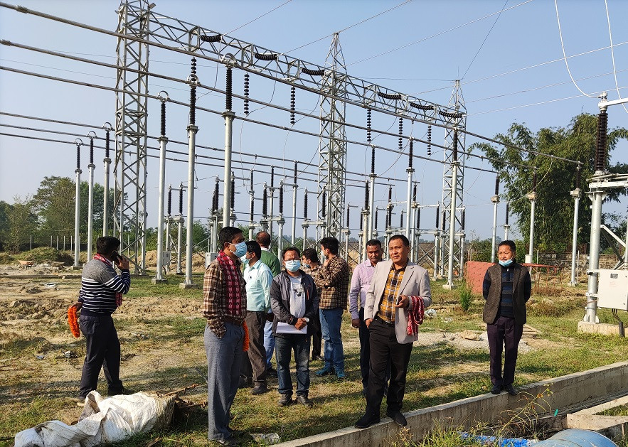 मोतीपुर र सन्धिखर्क सबस्टेसन निर्माणको अन्तिम चरणमा, पुसभित्र सञ्चालनमा आउने