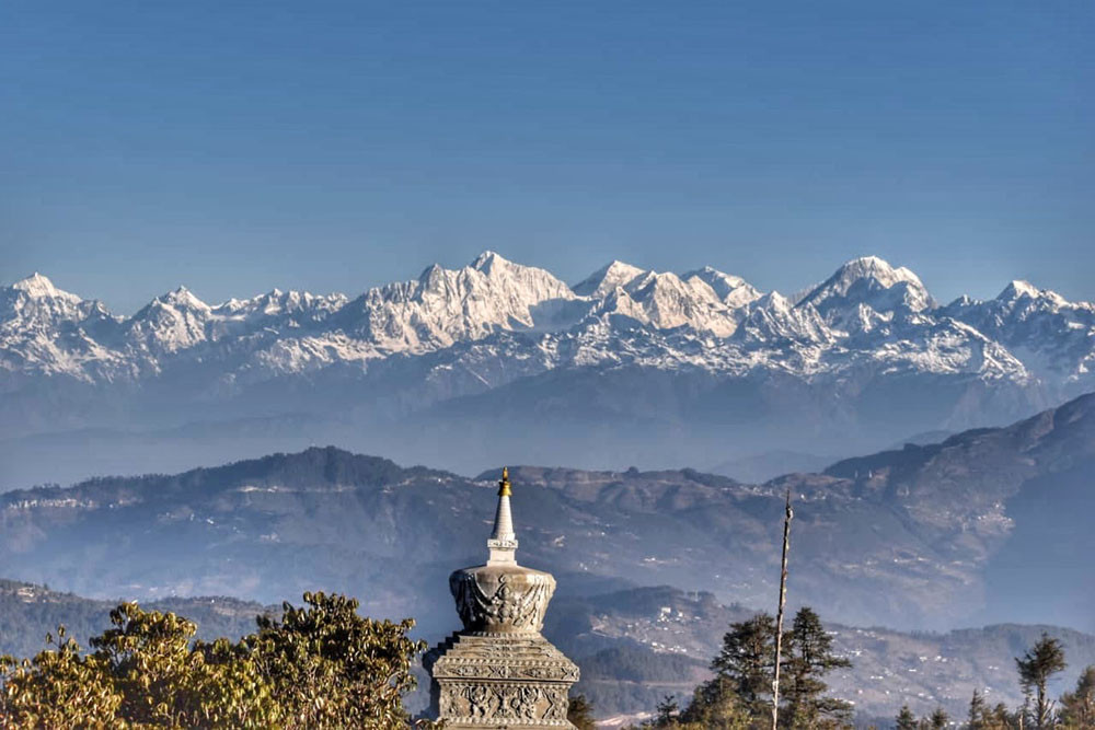 कालापानीबाट देखिएको हिमशृङ्खला