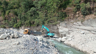 मेलम्ची खानेपानी आयोजना : गेग्र्यान हटाउने काम अन्तिम चरणमा