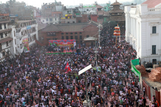 दुई वर्षपछि वसन्तपुरमा होलीको रौनक