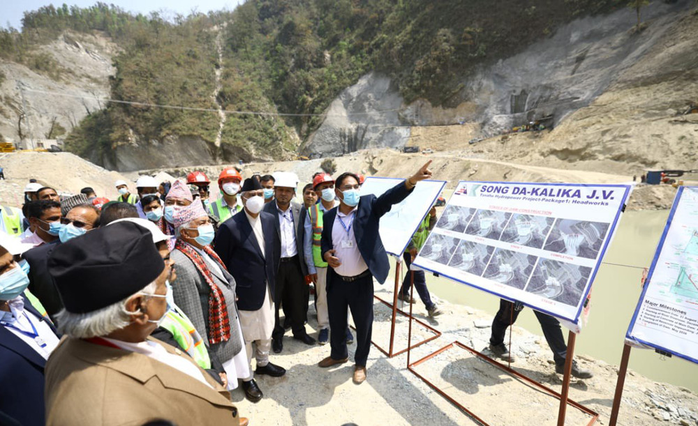 तनहुँ जलविद्युत् आयोजना  समयमै सम्पन्न गर्न प्रधानमन्त्री देउवाको निर्देशन