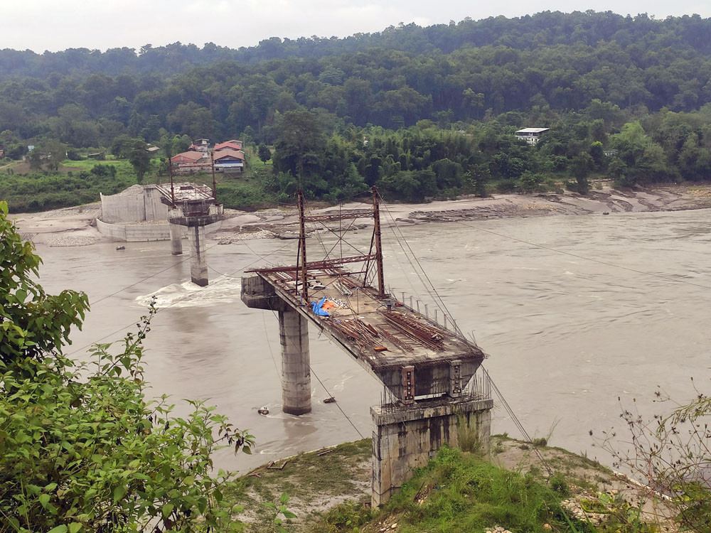 भरतपुर-देवघाट जोड्ने ठिमुरा पुल माघदेखि सञ्चालनमा ल्याउने तयारी