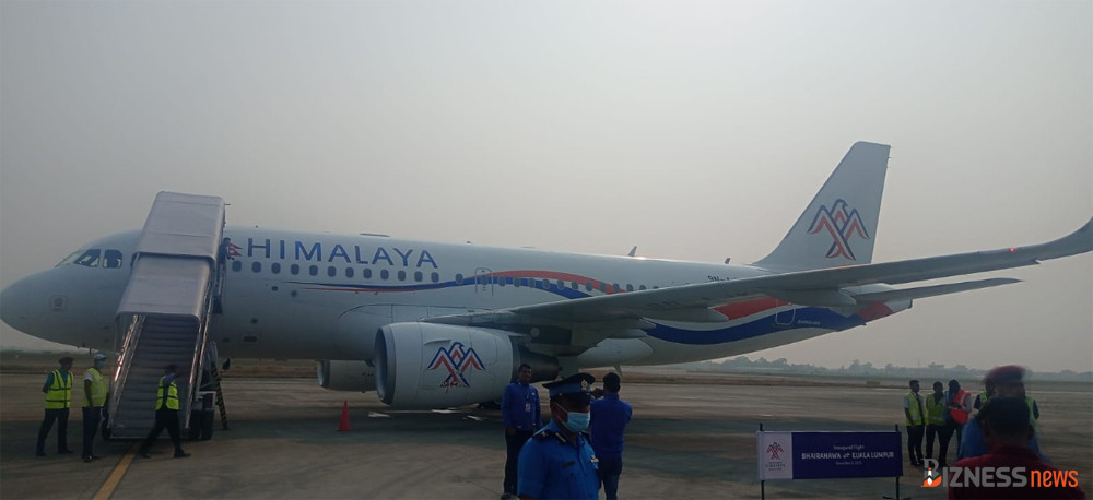 गौतम बुद्ध अन्तर्राष्ट्रिय विमानस्थलबाट हिमालय एयरलाइन्सले सुरु गर्‍यो अन्तर्राष्ट्रिय उडान, १३७ यात्रु लिएर क्वालालम्पुर उड्यो