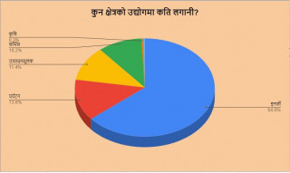 ६ महिनामा १४५ उद्योगमा १ खर्ब ३९ अर्बको लगानी प्रतिबद्धता, कुन क्षेत्रमा कति?