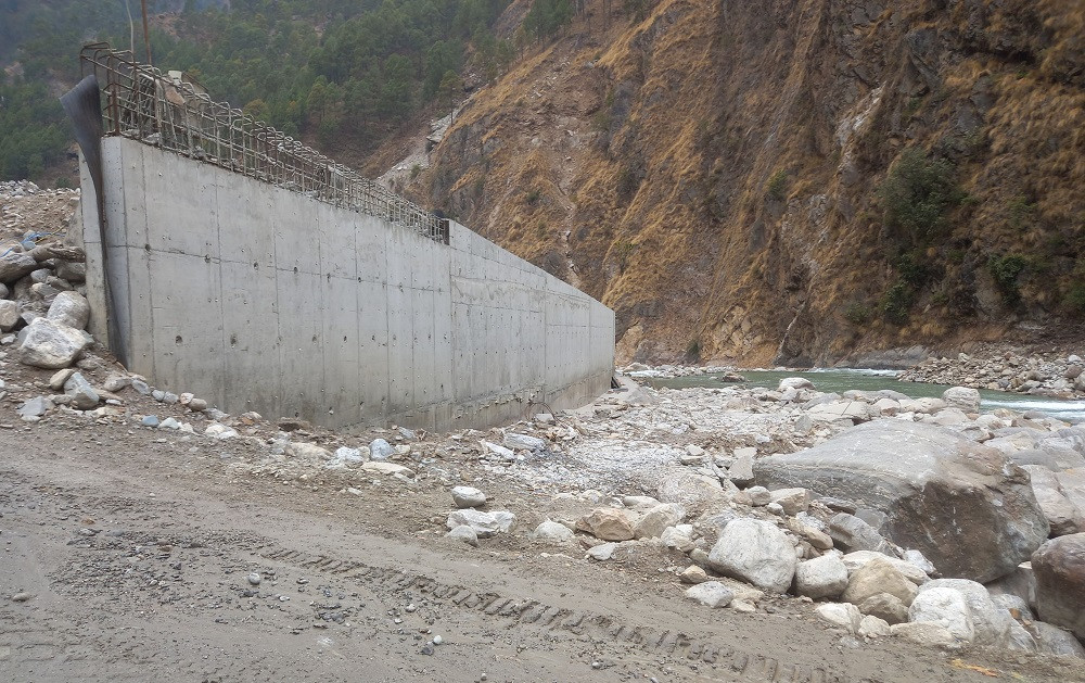 टिमुरे सुक्खा बन्दरगाह निर्माणले गति लिँदै, ३० प्रतिशत काम सकियो