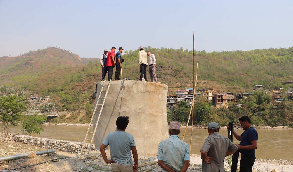 चार वर्षमा पनि सकिएन अरुण-जरायोटार खानेपानी आयोजनाको काम