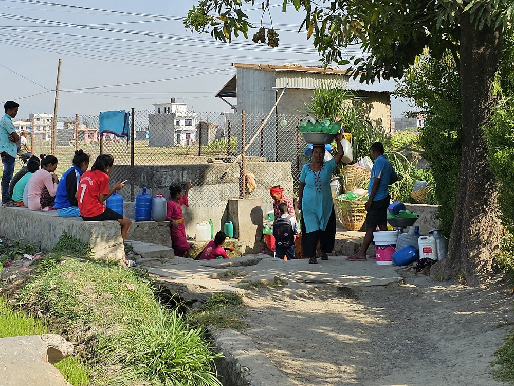 वीरेन्द्रनगरमा चुलियो खानेपानीको संकट