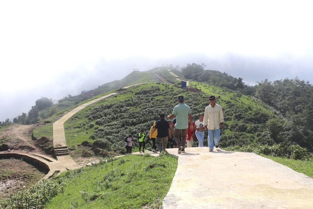 हतुवागढीमा पदमार्ग निर्माण गरिँदै, लागत एक करोड ३४ लाख