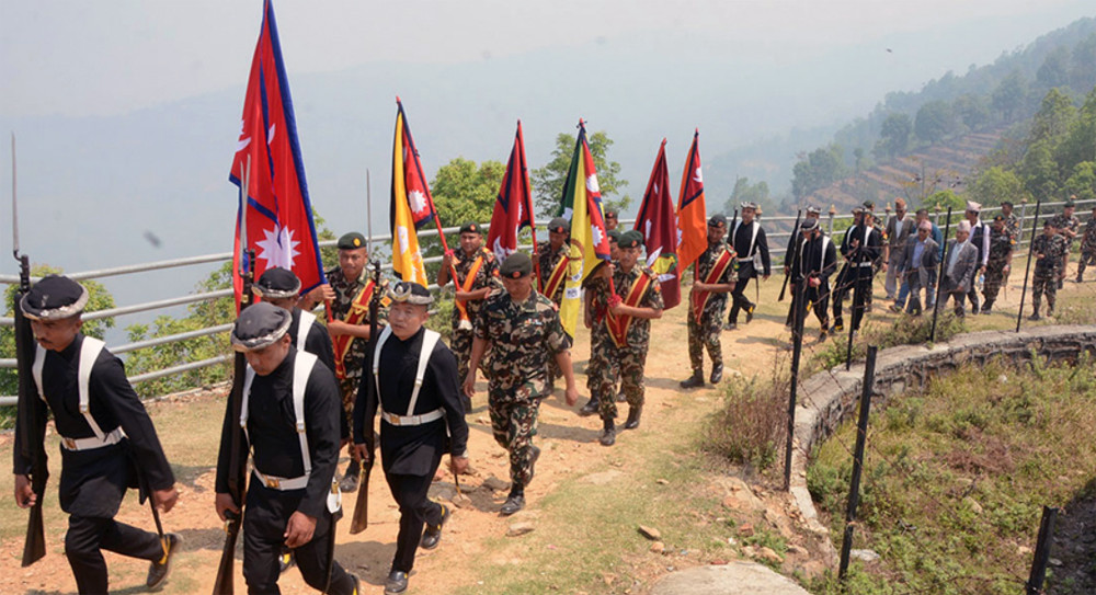 ऐतिहासिक पदमार्गको प्रचारका लागि सेनाको एकीकरण पदयात्रा