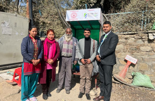 कामना सेवा विकास बैंकद्वारा जुत्ता सर्भिस बुथ हस्तान्तरण