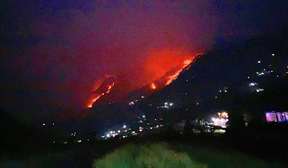 गलकोटका ६ स्थानमा आगलागी : ३० बस्ती उच्च जोखिममा