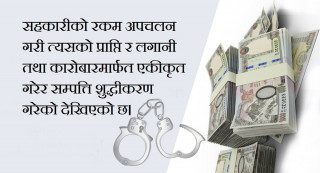 सहकारीको ऋण अपचलन गरी ११ अर्ब सम्पत्ति शुद्धीकरण : सञ्चालकविरुद्ध ३२ अर्ब ९० करोडको मुद्दा