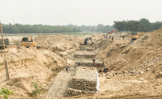 रुपन्देहीमा आयल निगमको नयाँ भण्डारण गृहको निर्माण तीव्र, हालसम्म ७० प्रतिशत काम सकियो