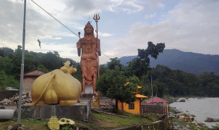 पाउँदीमा १०८ फिट अग्लो महादेवको मूर्ति निर्माण, दुई करोड ५० लाख रूपैयाँ खर्च