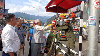 फिदिममा विपद् सहायता सामग्रीको खुला कक्ष स्थापना