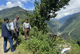 चिलिमे-त्रिशूली २२० केभी प्रसारण लाइन निर्माण अन्तिम चरणमा