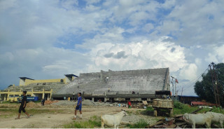 ४१ करोड ६२ लाख रुपैयाँको लगानीमा निर्माणाधीन चौतारा रंगशाला अलपत्र