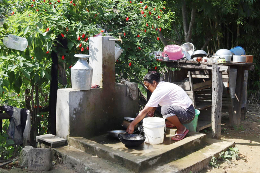 घरमै धारा पुगेपछि मौलाथुम्कीमा डोकोमा पानी बोक्ने बाध्यता हट्यो