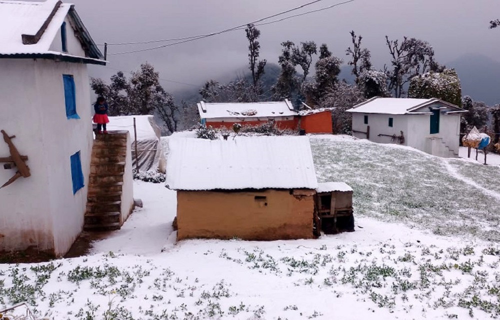 पहाडी तथा हिमाली भू-भागमा हिमपातको सम्भावना