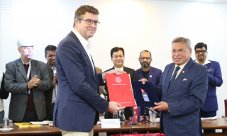दिगो आर्थिक विकास र प्रकोप न्यूनीकरणका लागि चेम्बर र युएनडीपीबीच सहकार्यको सम्झौता